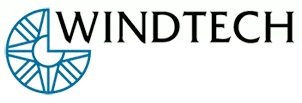 A graphic of the WindTech logo