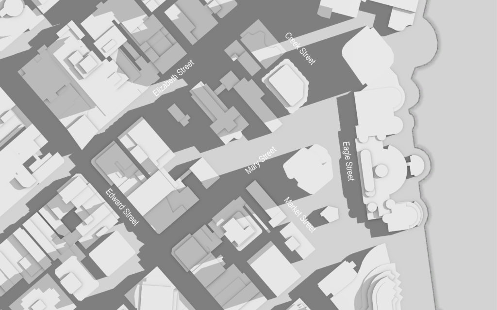Modelling application with morning shadows in Brisbane plotted from our latest delivery.