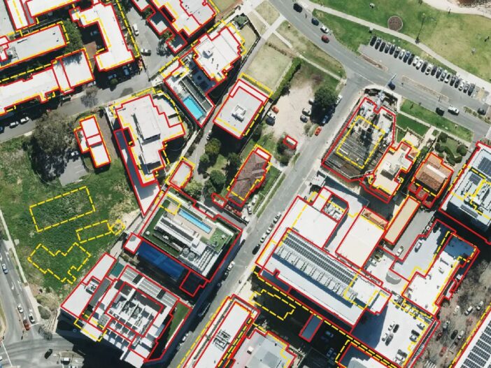 Geoscape Buildings 3.0 provide more accurate polygon outlines that capture 98% of all buildings, even those partially obscured.